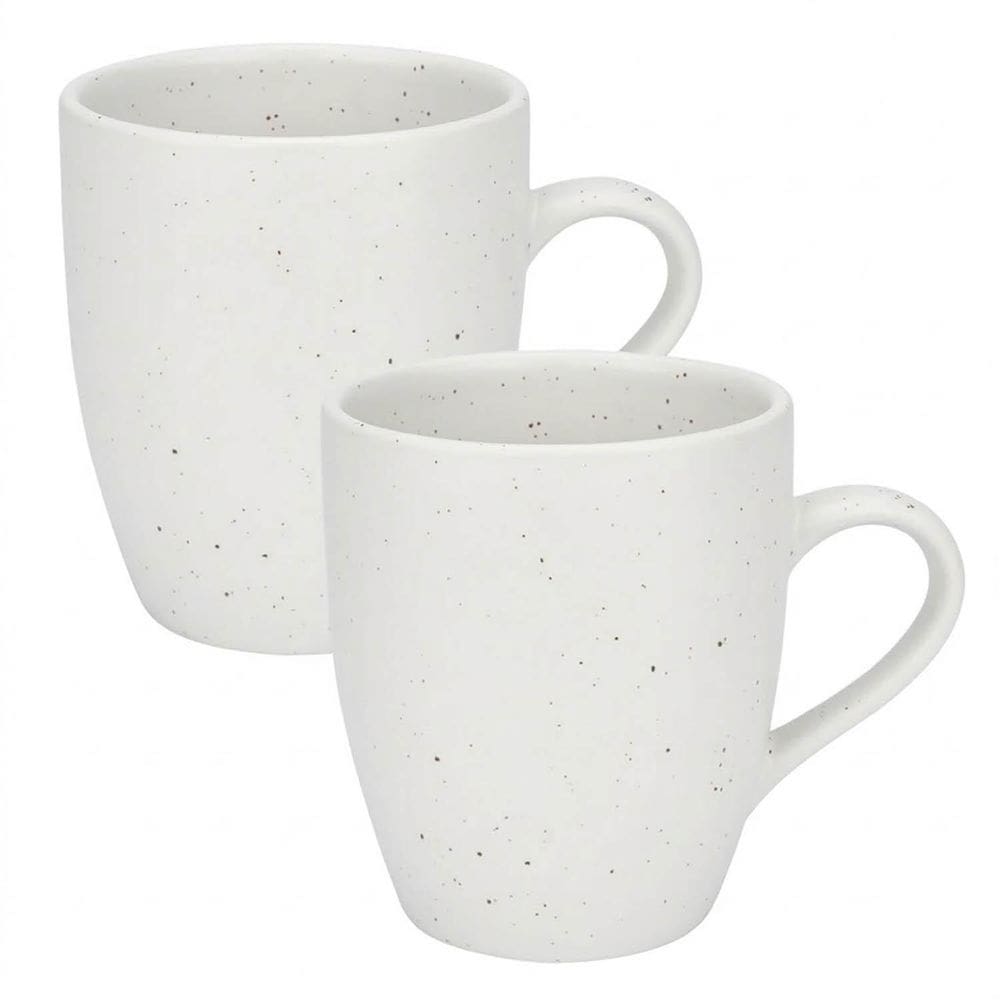 Kit 2 Canecas Xícaras De Cerâmica Chá Café Artisan 330Ml