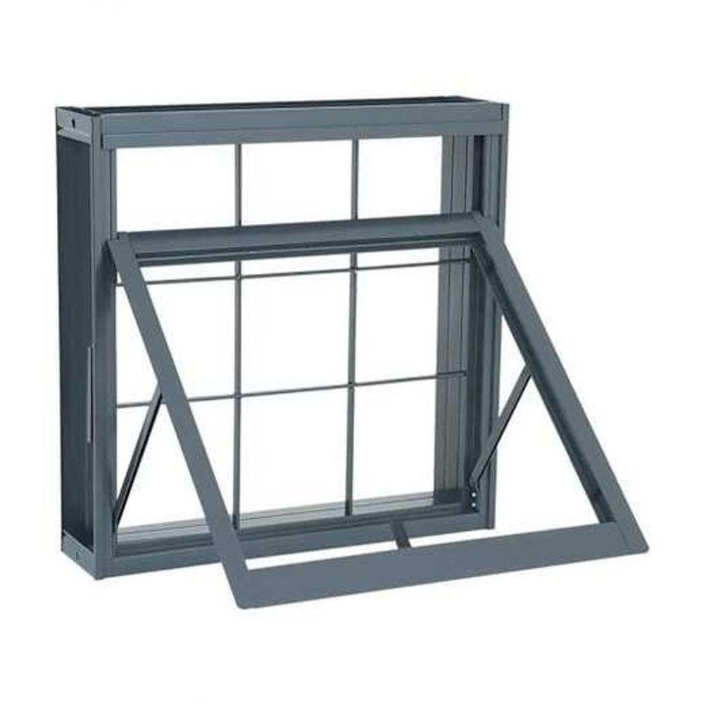 Janela com Grade RQ 12 Abertura Maxim-ar 60 X 60CM para Construção Civil