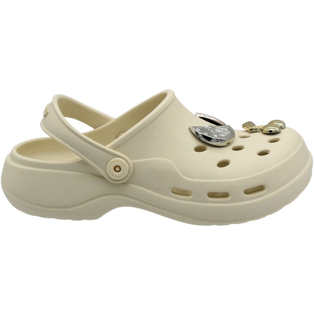 Babuche Zaxy Perfuros Joy Pins Frutas Removíveis Feminino