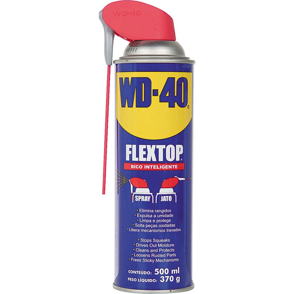 Kit 2 Lubrificantes Spray Flextop 500ml WD-40