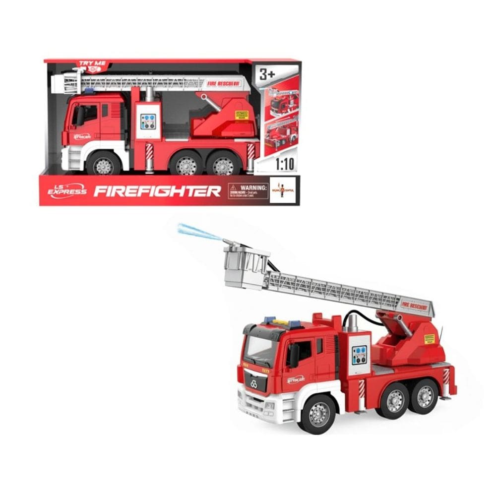 Caminhão Bombeiro 1:10 Com Lançador de Agua - Brink Center