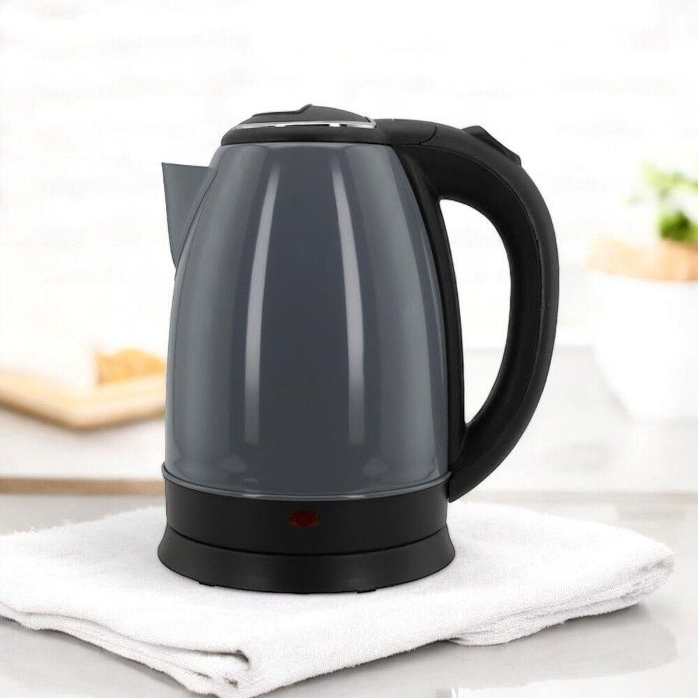 Chaleira Elétrica Bigsul 1500W 1,8L em Aço Inox Cinza 220V para Uso Diário em Cozinha