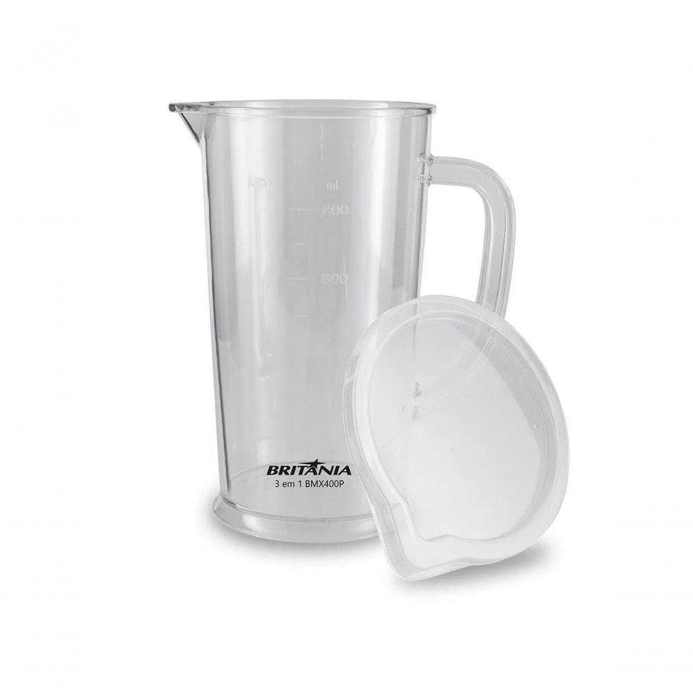 Mixer 3 em 1 Britânia BMX400P 400W com 2 Velocidades para Uso Diário Preto 110V