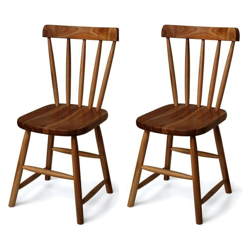 Kit 4 Cadeiras para Sala de Jantar em Madeira Maciça Natural