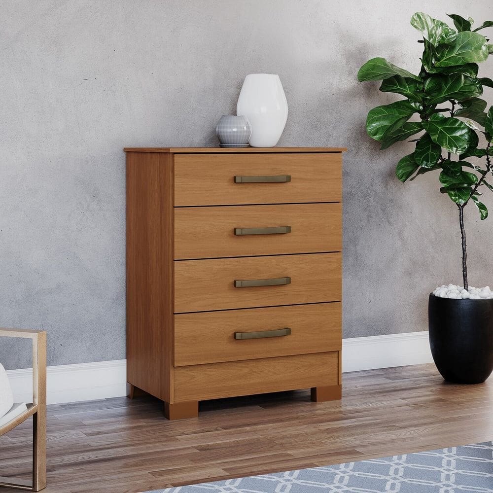 Cômoda com 4 Gavetas 65cmx84cm B706 Marrom