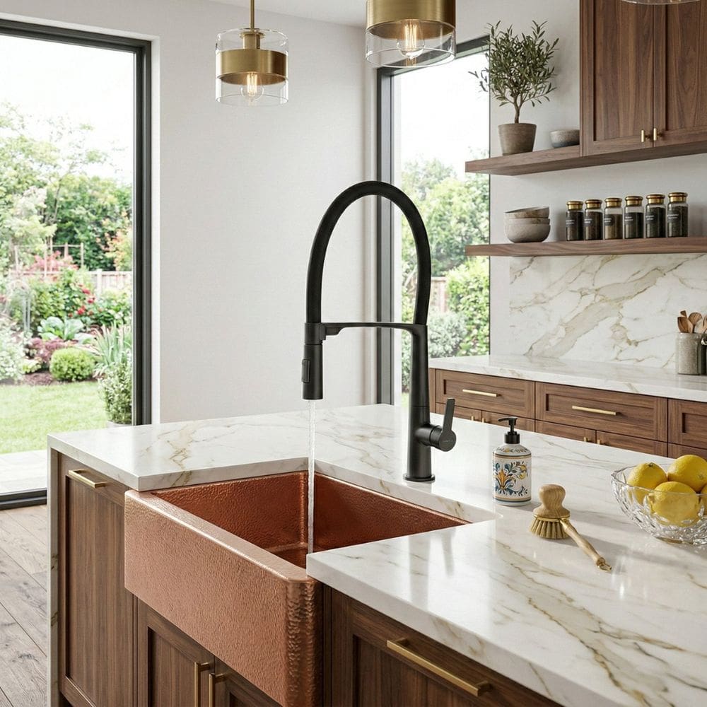 Torneira Monocomando Gourmet Flex Pro Casavilla Preto