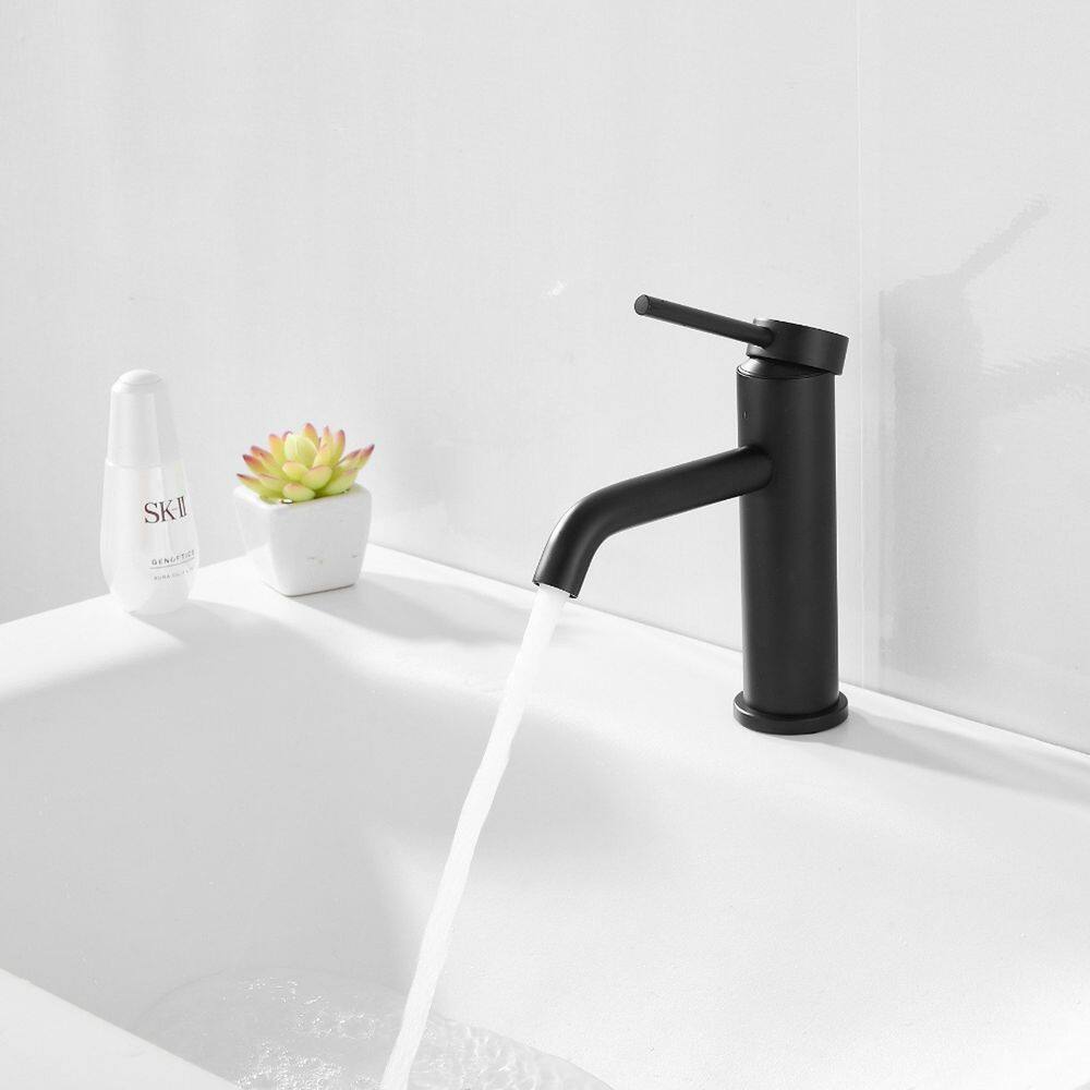 Torneira Monocomando Aurum Loft Bica Baixa Casavilla Preto