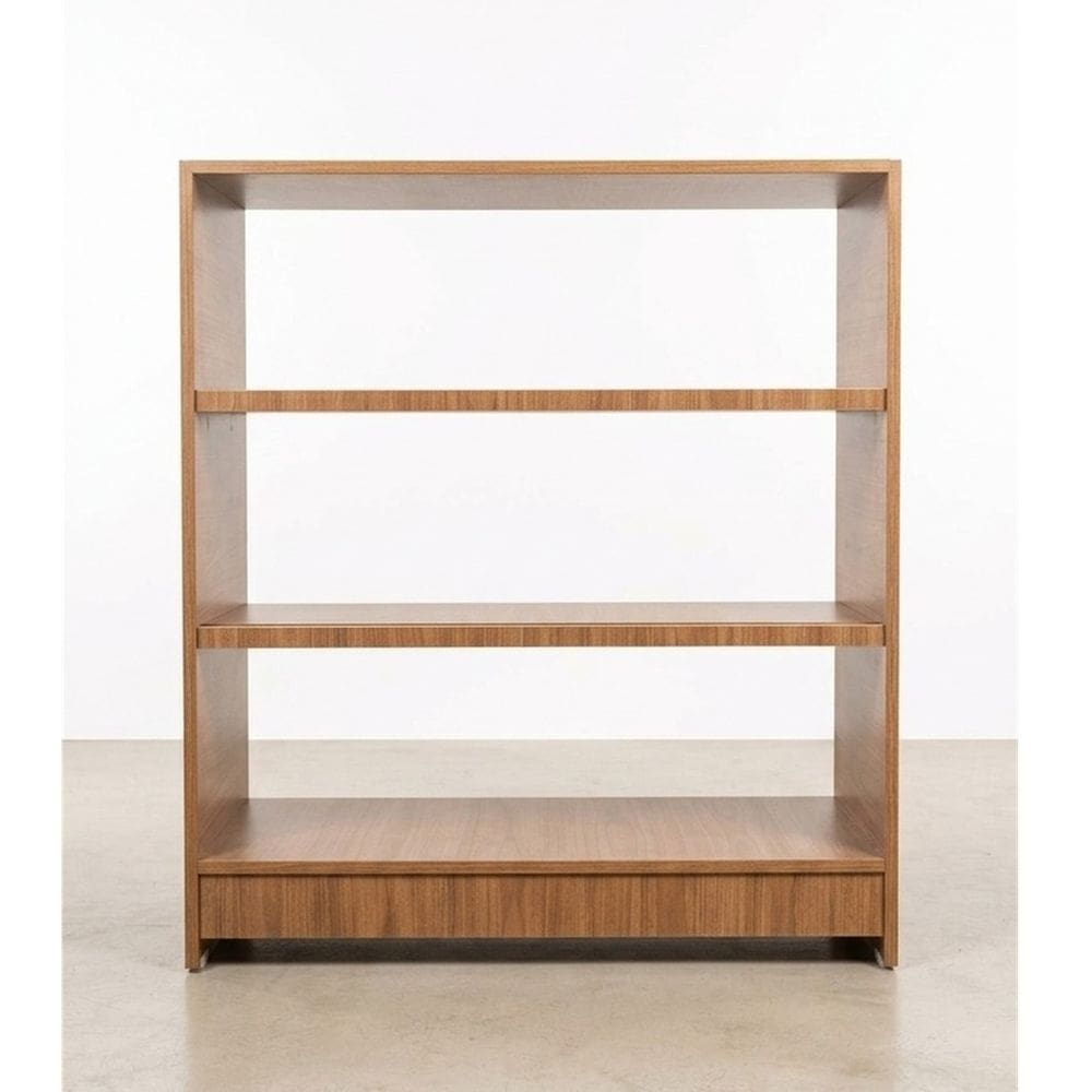 Balcão Expositor Com Vidro 100% Mdf Amadeirado - Suprema Móveis