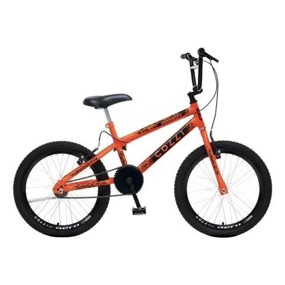 Bicicleta Aro 20 Max Boy 206/12 Laranja Neon Colli