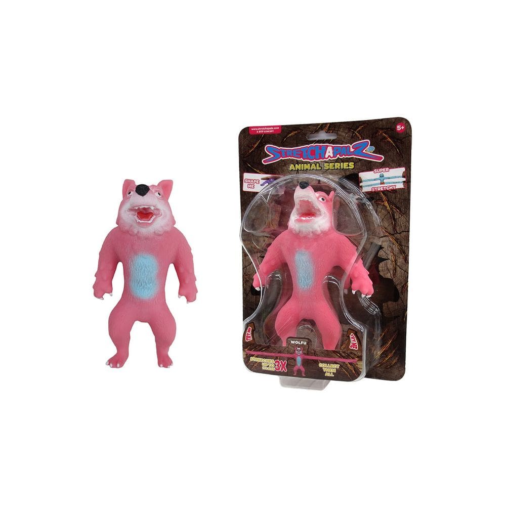 Boneco 14Cm Que Estica Wolfu - Stretchapalz Monster