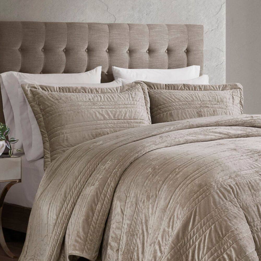 Jogo de Colcha Bellagio Super King - Bege - Corttex