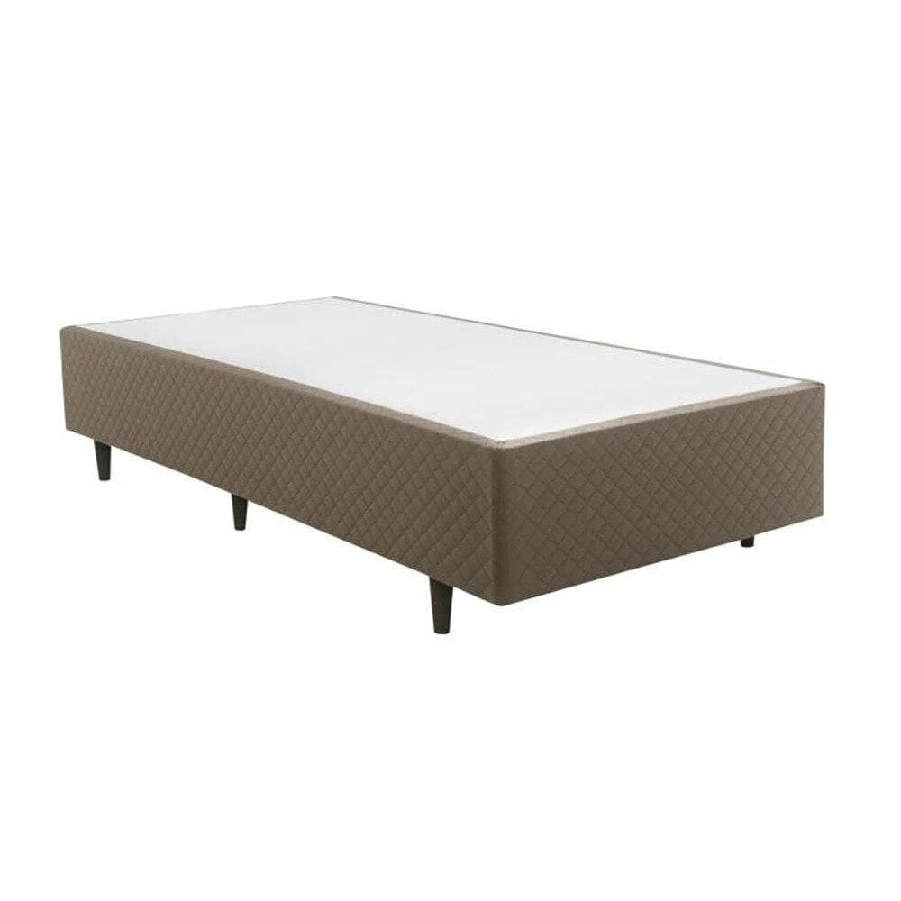 Base Cama Box Solteiro Herval Hórus 39x88x188 cm, Bege