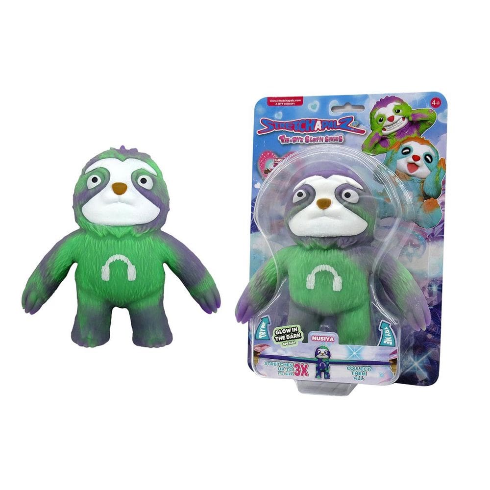 Boneco Elástico Preguiça Tie-Dye Musiya - Stretchapalz