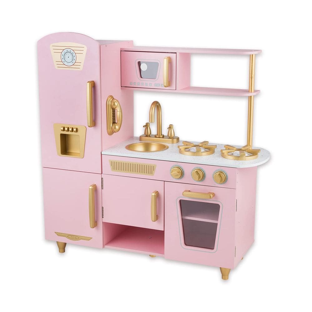 Conjunto de brinquedos de cozinha WoodenEdu para crianças de 3 a 8 anos com acessórios