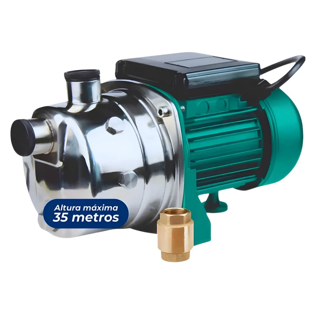 Bomba D`agua Auto Aspirante 1/2cv Bivolt Wdm Monofásico