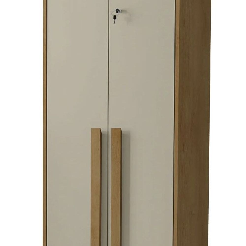 Armário Multiuso Mexico Cinamomo com Off White – RV Móveis