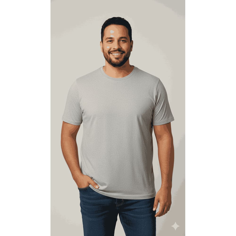 Camiseta Masculina Básica Plus Size