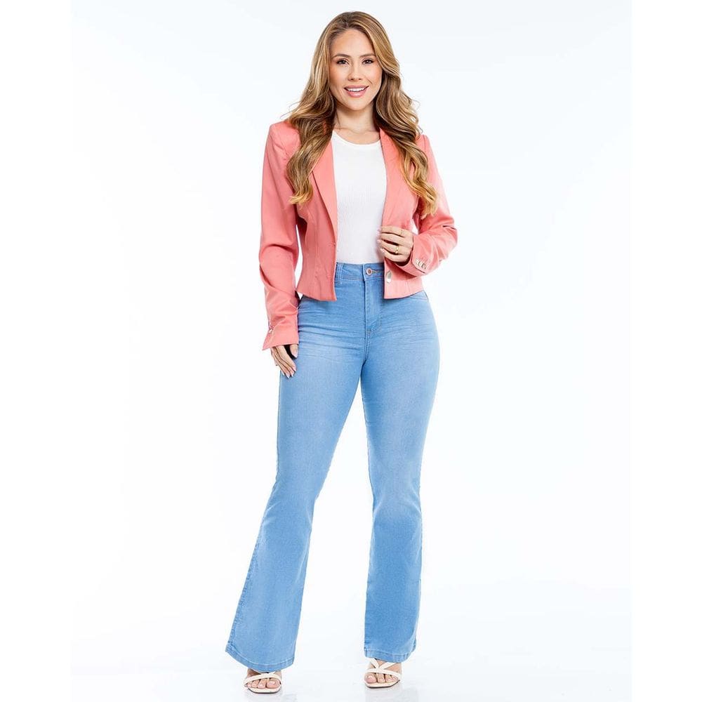 Calça Jeans Feminina Flare Petit - 31358
