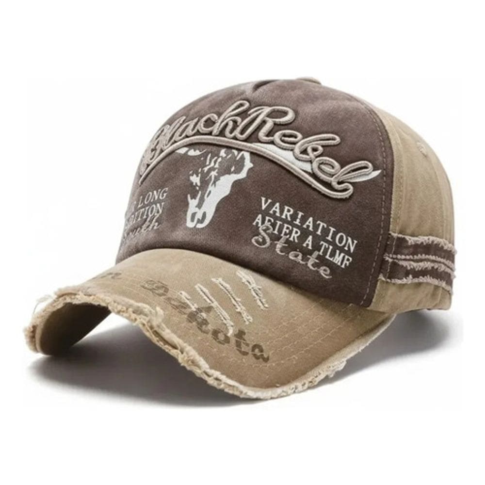 Boné Baseball Vintage Algodão Lavado – Estilo Retrô Ajustável – Luke Sports