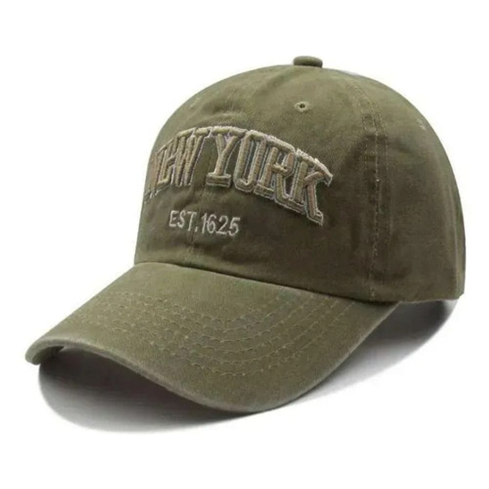 Boné Snapback New York Vintage – Algodão Lavado Bordado Retrô – Luke Sports