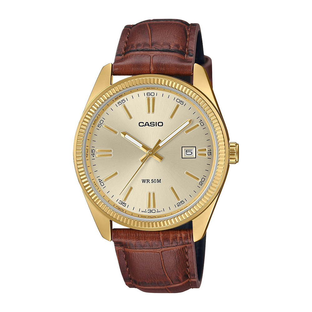 Relógio CASIO masculino analógico quartz MTP-1302PGL-9AVEF