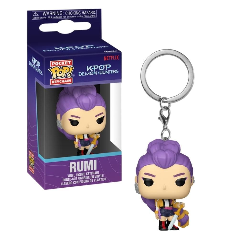 Chaveiro Funko Pop! Keychain Guerreiras do K-Pop - Rumi