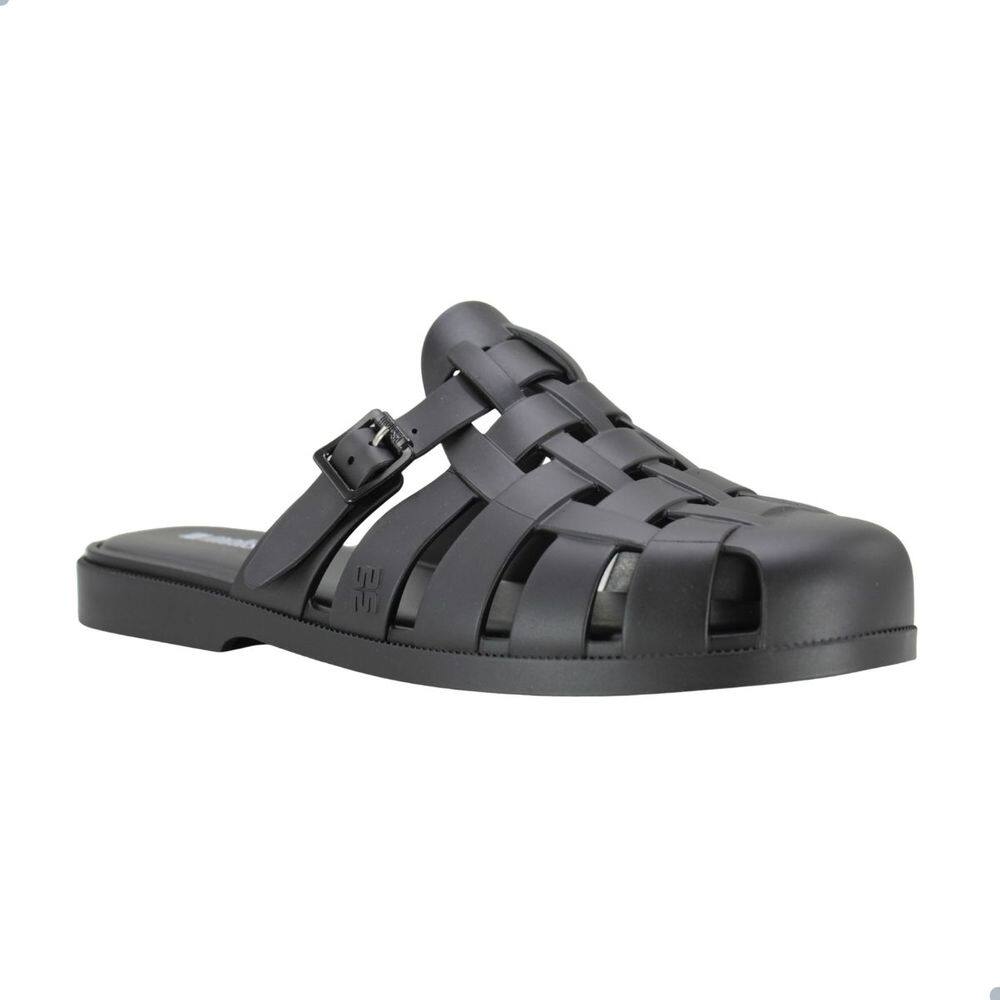 Mowl Obsession+ ダブルブラック Tamanco Melissa Possession Mule Adulto Preto | Extra
