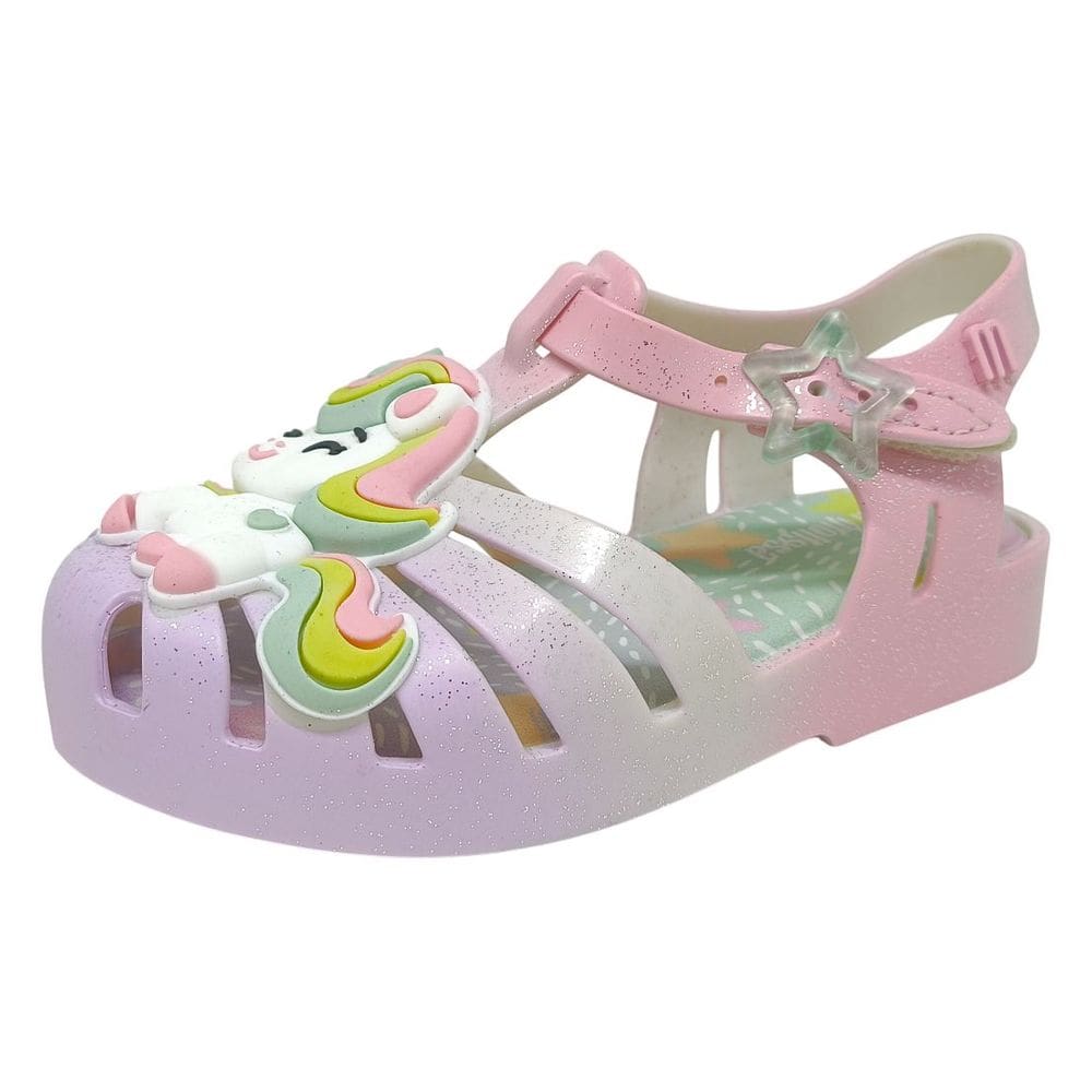 Sandália Feminina Conforto Possession Unicórnio Mini Melissa