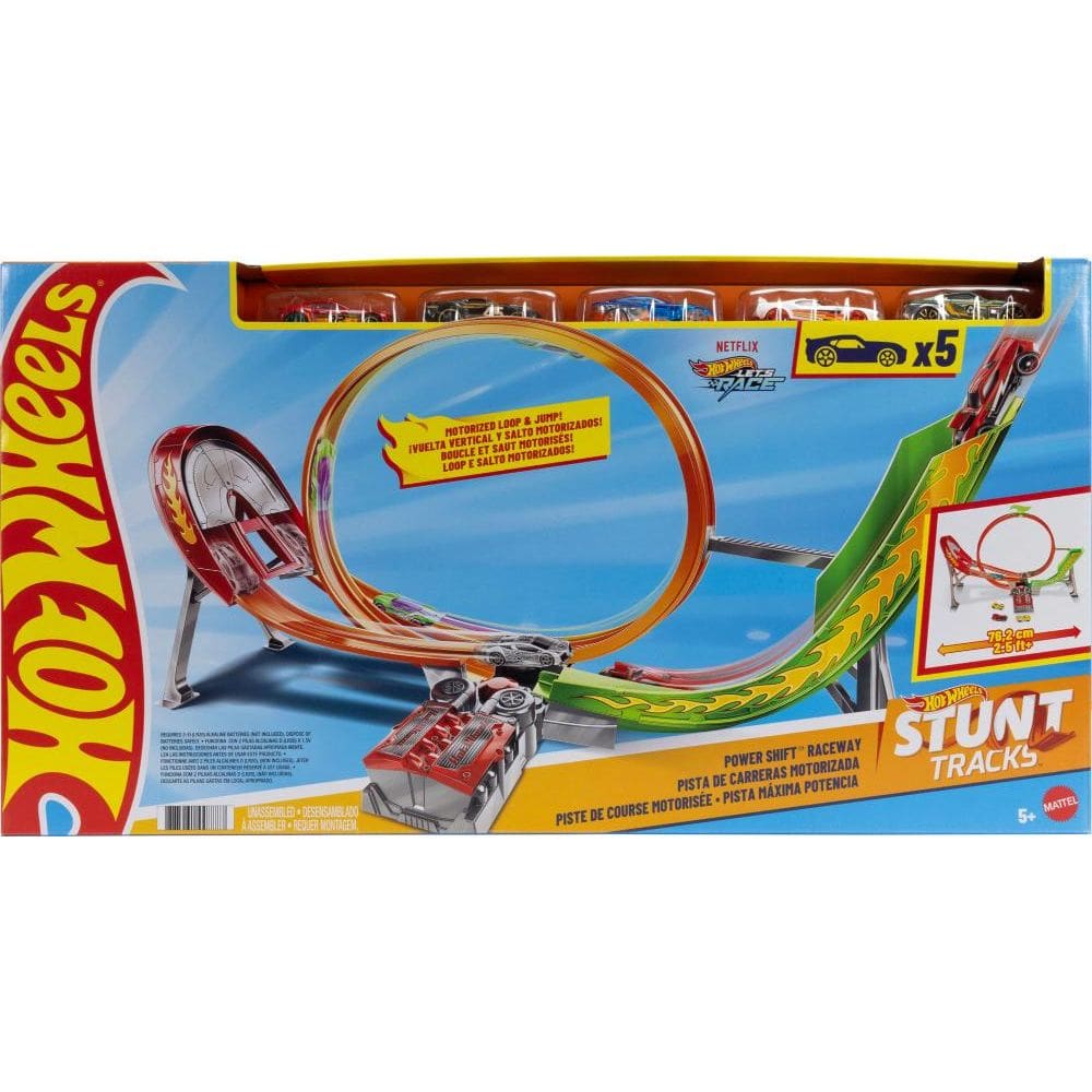 Hot Wheels Action Turbo  Looping c/ 5 Carros - Mattel