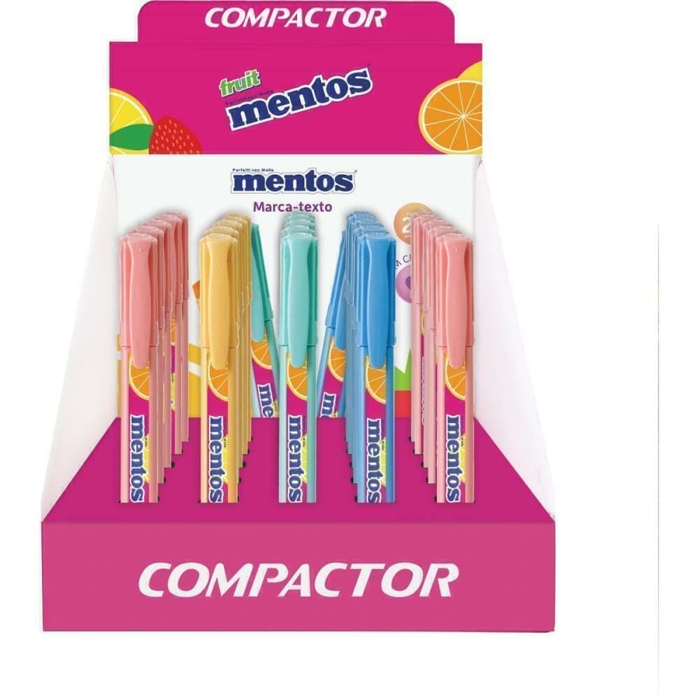Caneta Marca Texto Destaq Mentos c/Cheiro 25un