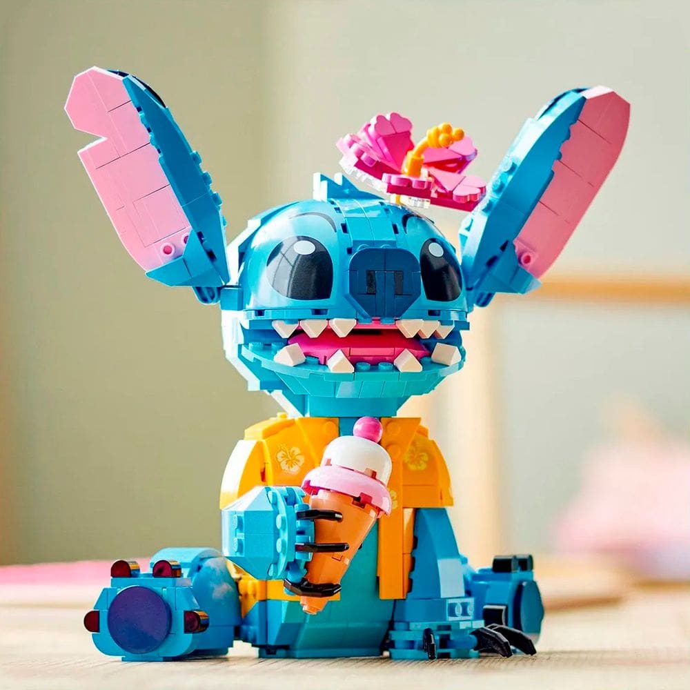 LEGO Stitch Disney 43249 Kit Completo 730 Peças Brinquedo de Montar Infantil