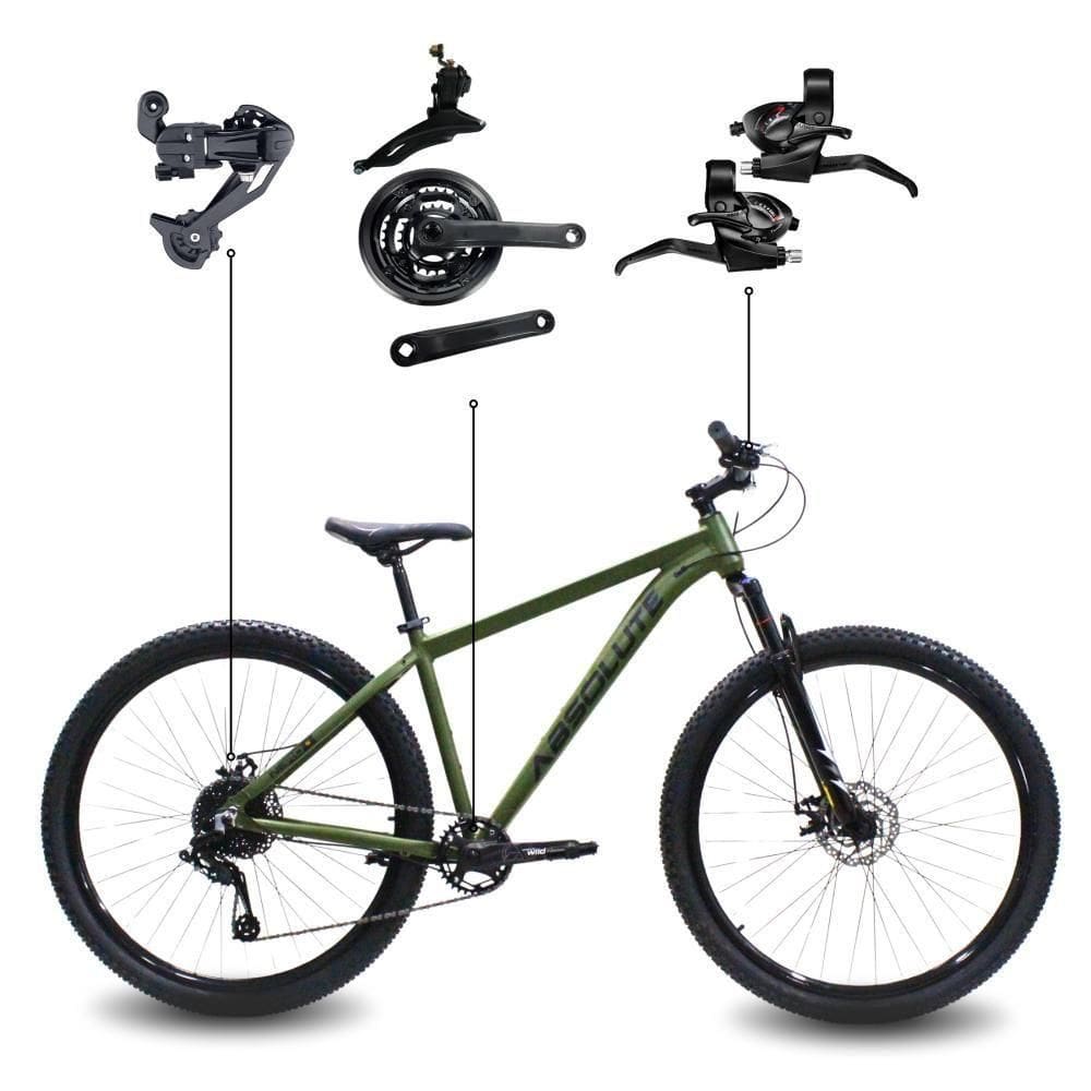 MP - Bicicleta Aro 29 Absolute 21 Marchas Qua