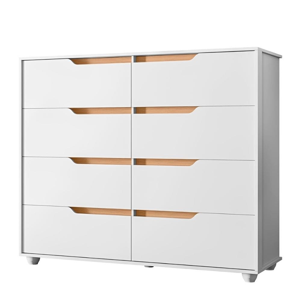 Cômoda Albatroz Doble Com 8 Gavetas