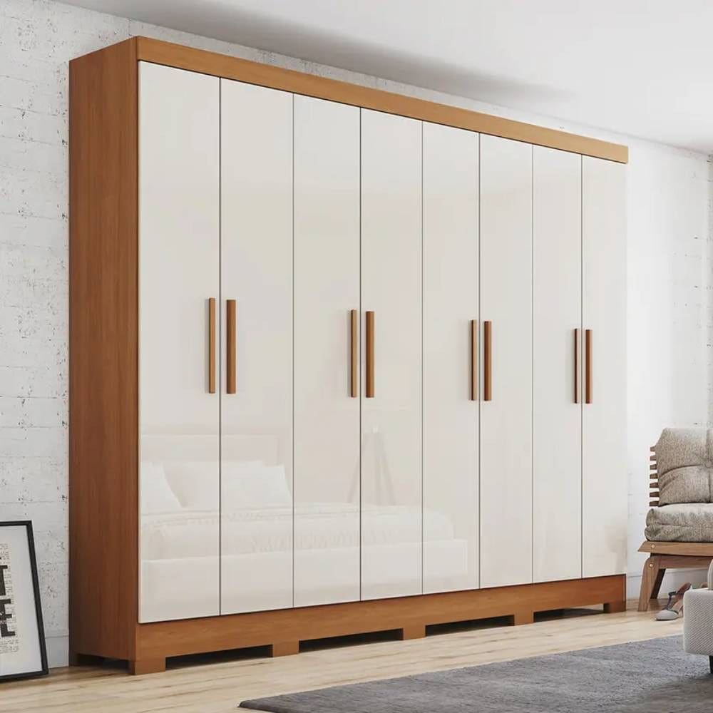 BRIDGETONE s01.BT601ss25.24年製⑨ Guarda-Roupa Casal 8 Portas 4 Gavetas B51 Briz | Extra