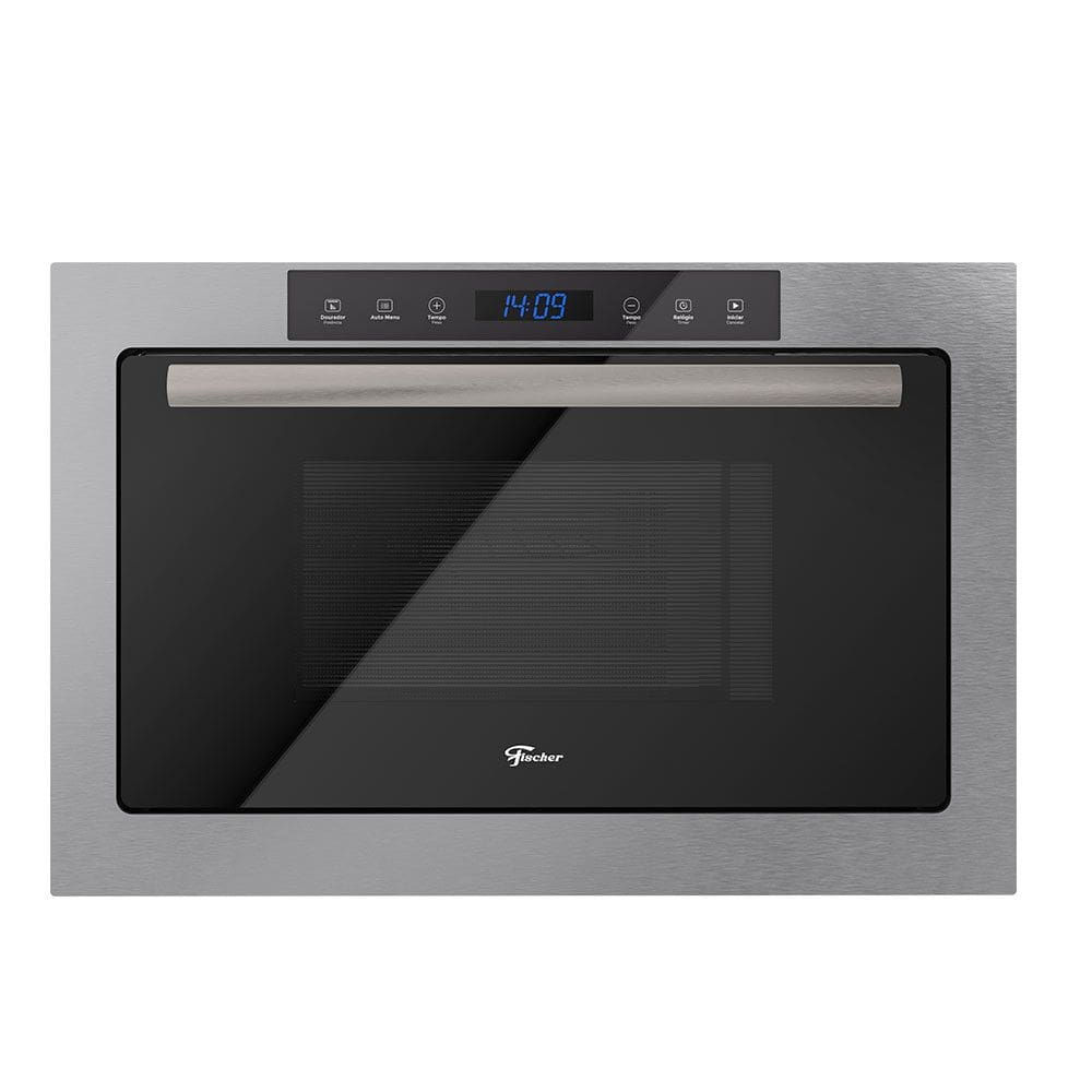 Micro-ondas 25 Litros de Embutir Com Grill - Inox - Fischer - 39070-108541 - 220v
