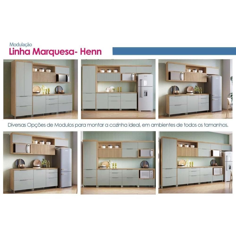 Cozinha Modulada Nesher Marquesa Nesher 4 Peças | Extra