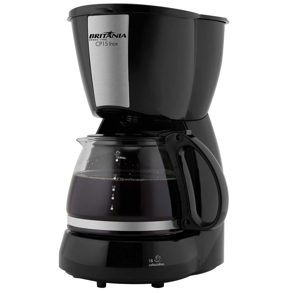 Cafeteira Elétrica Britânia Preto 220v - Cp15