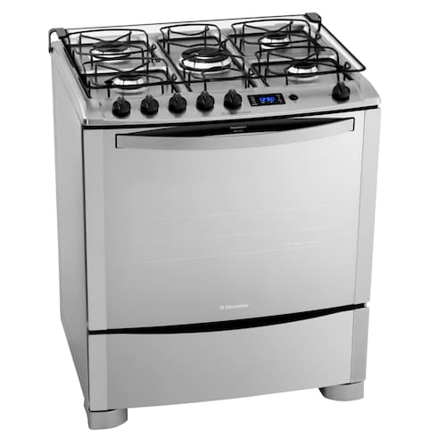 imagem-Fogão Electrolux 5 Bocas Celebrate Digital 76SRX com Timer - Inox