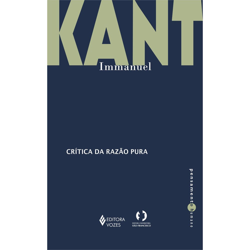 Livro - Pensamento Humano - Crítica da Razão Pura - Immanuel Kant