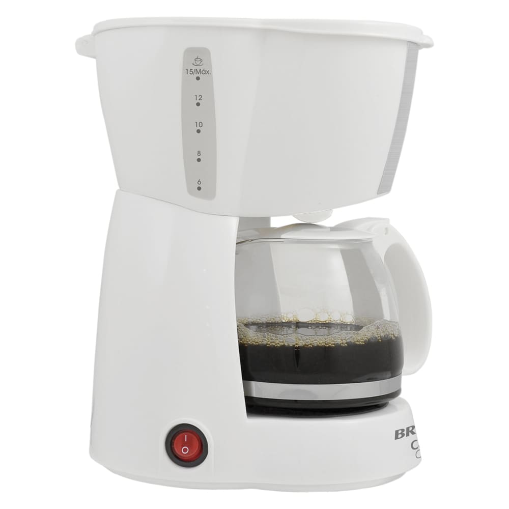 Cafeteira Elétrica Britânia CB15 15 Xícaras - Branca/Inox