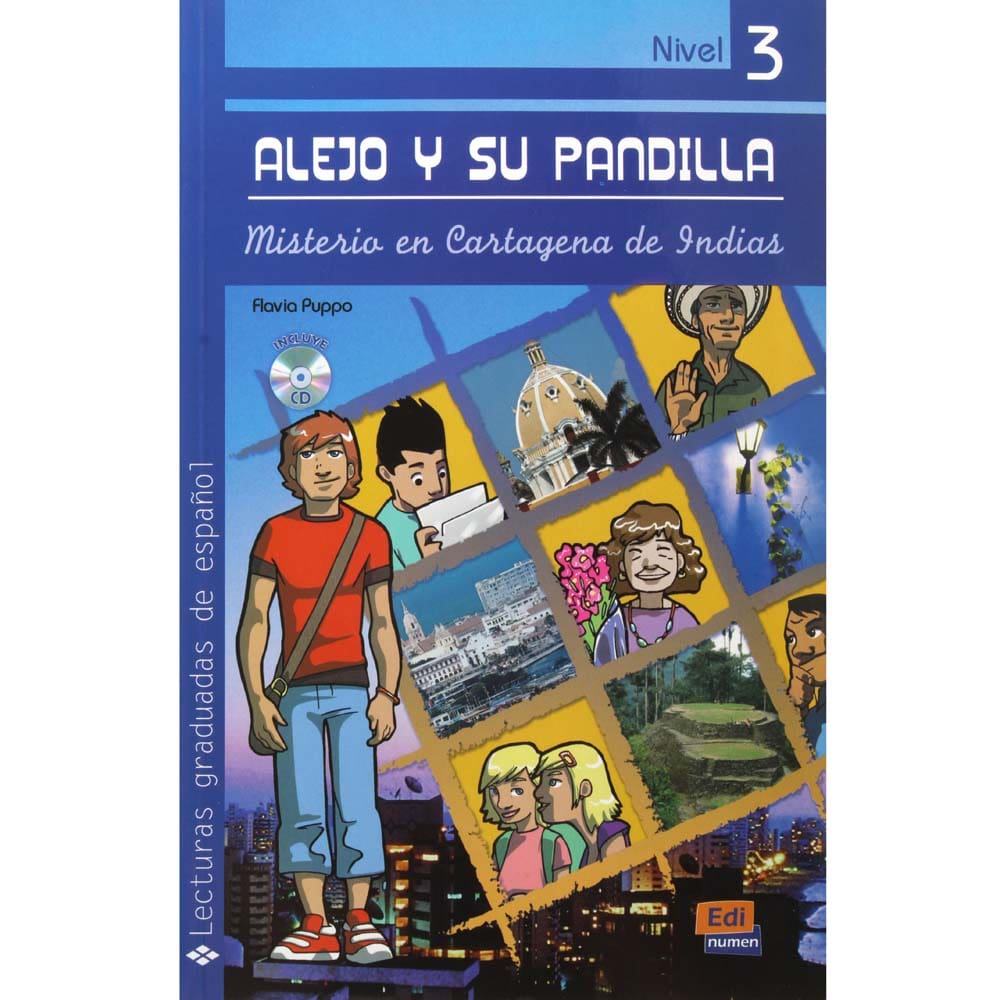 Livro - Alejo y su Pandilla: Libro 3 - Nivel A1/A2 - Edinumen