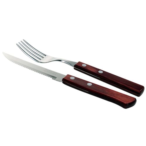 imagem-Faqueiro para Churrasco Tramontina em Inox e Polywood - 12 Peças 