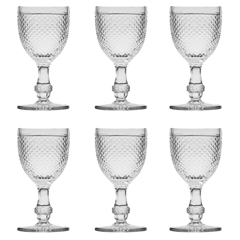 Jogo de Taças para Água Bon Gourmet Glass Line 6740 Transparente - 6 peças