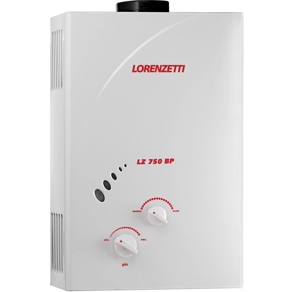 Aquecedor de Água a Gás Lorenzetti LZ 750BP Por Exaustão Natural - Gás Natural