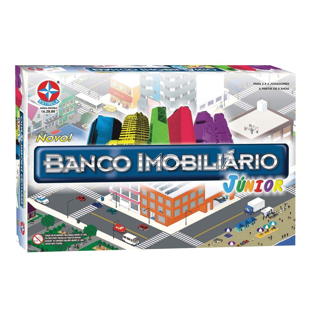 Jogo De Tabuleiro Meninos Meninas Banco Imobiliário Junior