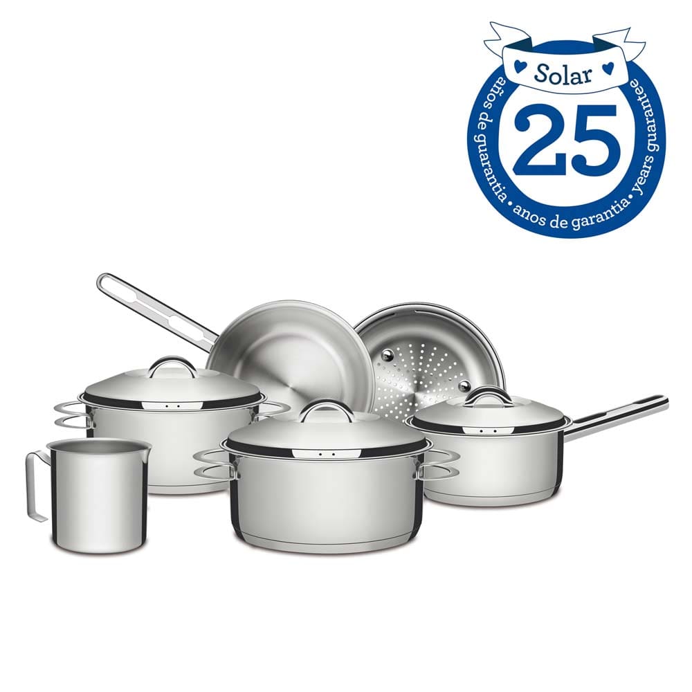 Faca de Mesa de Aço Inox com 6 Unidades Monaliza Import