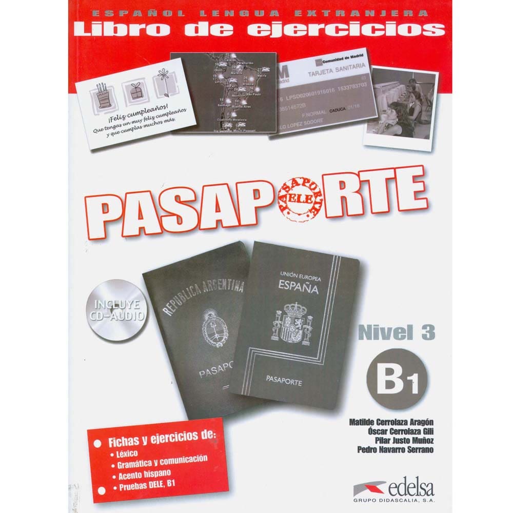 Pasaporte: Libro de Ejercicios con CD Audio - Nivel 3 B1