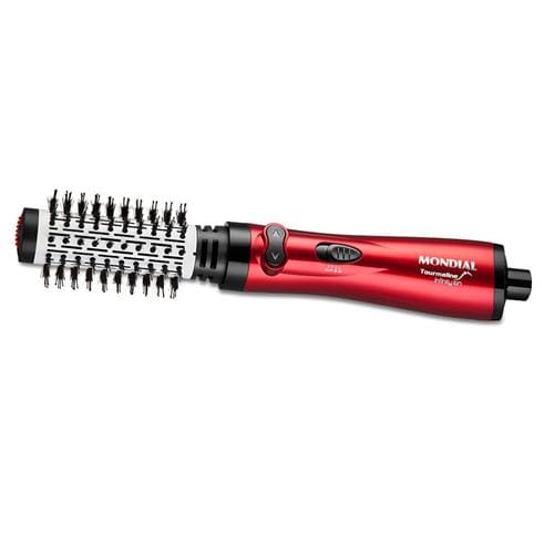 Escova Rotativa Mondial Tourmaline Íon ER 03 com Cabo Giratório Vermelha/Preta 1000W é boa?