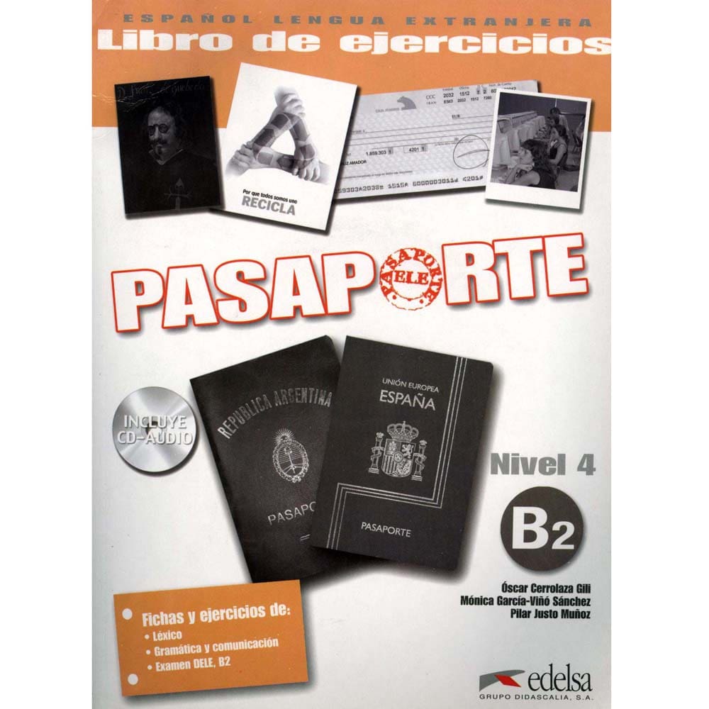 Pasaporte: Libro de Ejercicios con CD Audio - Niveau 4 B2