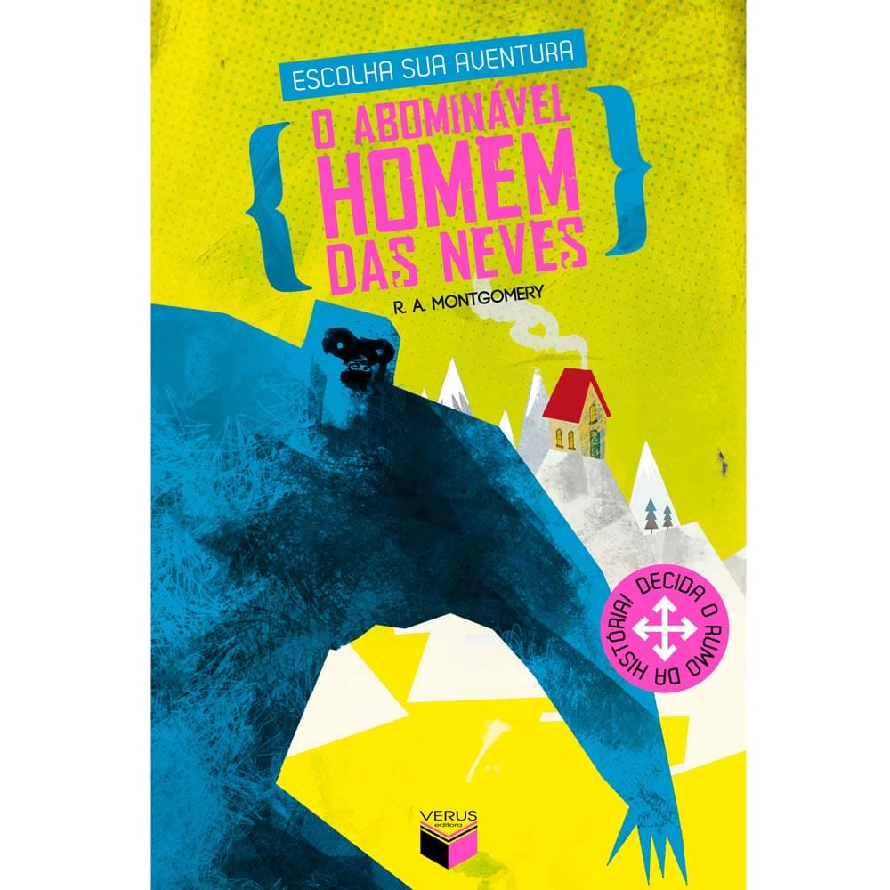 Livro - Escolha sua Aventura - O Abominável Homem das Neves - R. A. Montgomery